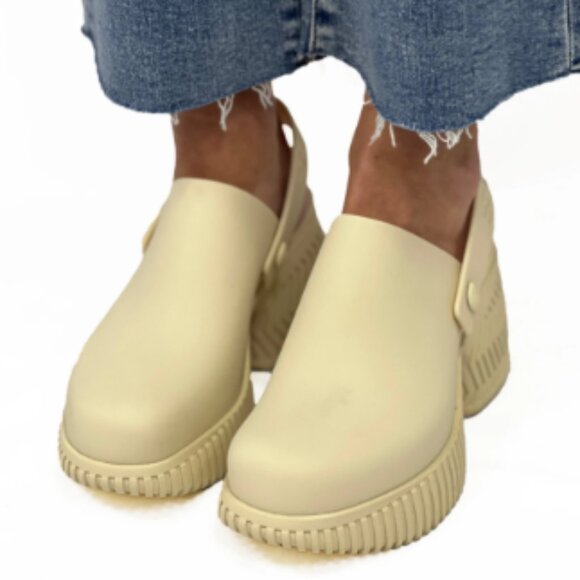 NEW Sorel Ona Streetworks Heeled Clogs in black For Women 925 5S3 - Picture 5 of 13